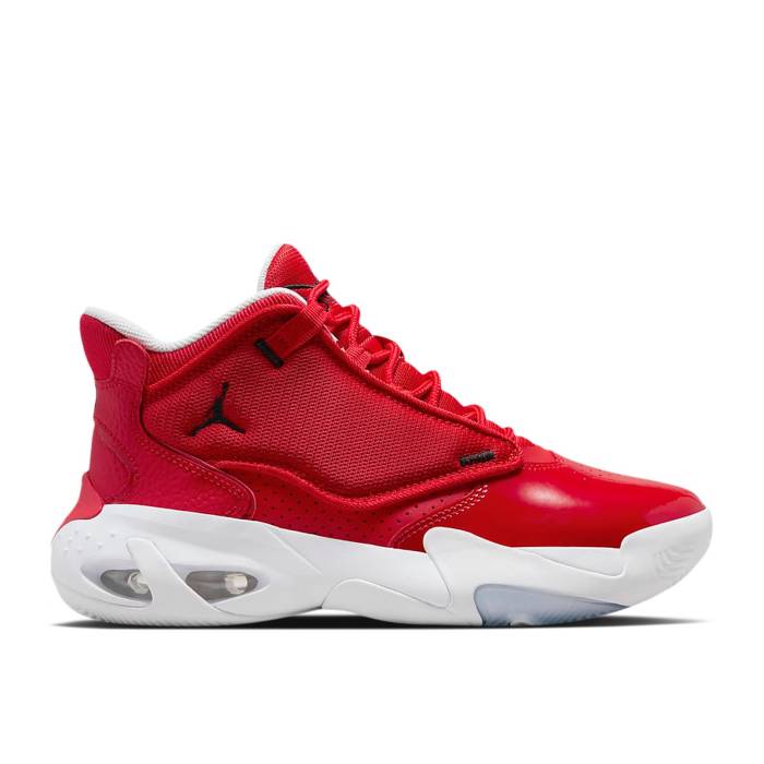 ナイキ エアジョーダン Air Jordan 【 Jordan Max Aura 4 ガウス \u0027University Red\u0027 Youth University Red/White/Black 】 マックス 佇まい 御坊っちゃん キッズ Red 赤・赤いこと 白いこと 白いこと 黒いこと 黒いこと