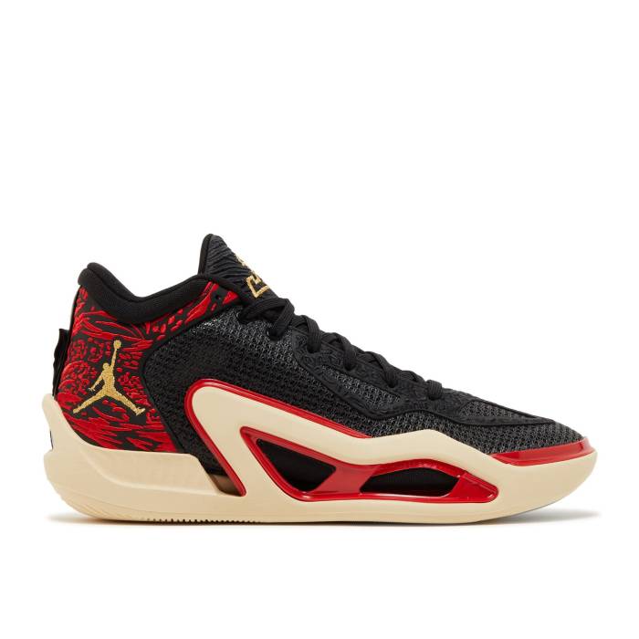 ナイキ エアジョーダン Air Jordan 【 Jordan Tatum 1 \u0027Zoo\u0027 Men Black/Metallic Gold/University Red/Beach 】 メンズ 黒いこと 黒いこと ゴールド Red 赤・赤いこと