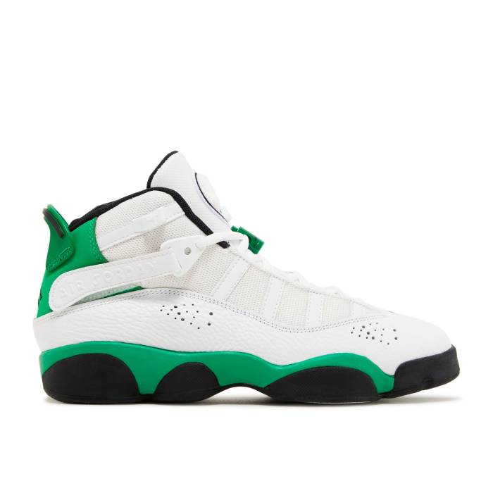 ナイキ エアジョーダン Air Jordan 【 Jordan 6 Rings Gs 'Lucky Green' Youth White/Black/Lucky Green 】 リング ジュニア キッズ 白色 ホワイト 黒色 ブラック green 緑・グリーン|スニケス