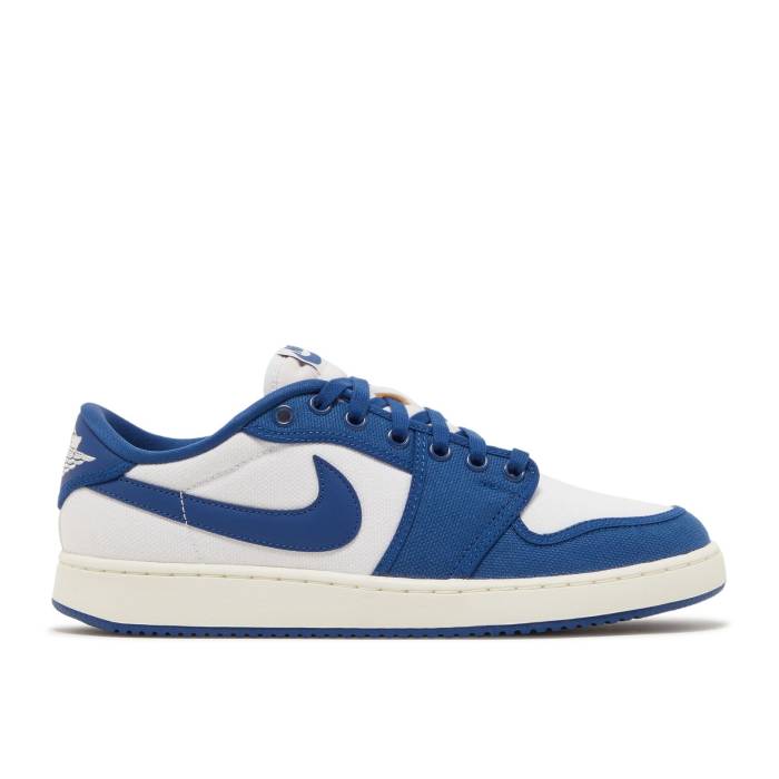 ナイキ エアジョーダン Air Jordan 【 Jordan 1 Ko Low \u0027Kentucky\u0027 Men White/Dark Royal Blue/Sail 】 メンズ 白いこと 白いこと 青み 青色