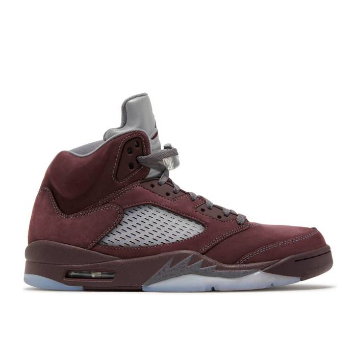 ナイキ エアジョーダン Air Jordan 【 Jordan 5 Retro Se \u0027Burgundy\u0027 2023 Men Deep Burgundy/Light Graphite/Metallic Silver 】 レトロ メンズ ディープ ぶどう酒色・バーガンディー Silver しろがね色・しろがね色