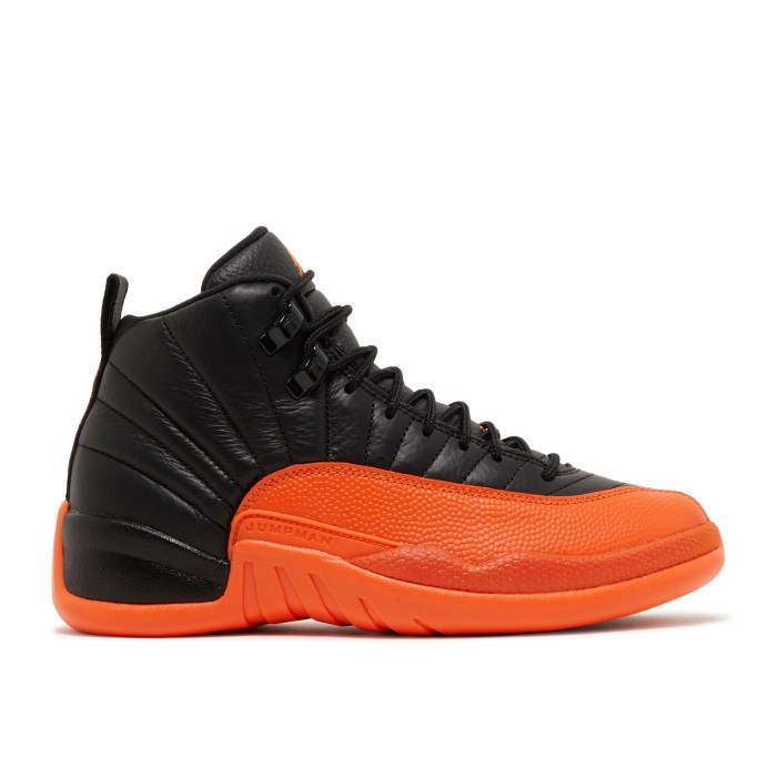 ナイキ エアジョーダン Air Jordan 【 Wmns Jordan 12 Retro 'Brilliant Orange' Women Black/Brilliant Orange/White 】 レトロ レディース 黒色 ブラック orange 橙・オレンジ 白色 ホワイト|スニケス