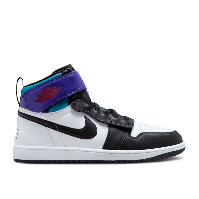 ナイキ エアジョーダン Air Jordan 【 Jordan 1 High Flyease \u0027Aqua\u0027 Men White/Court Purple/Tropical Twist/Varsity Red 】 御機嫌 メンズ 白いこと 白いこと 厚地の外套 Purple 紫・パープル Red 赤・赤いこと