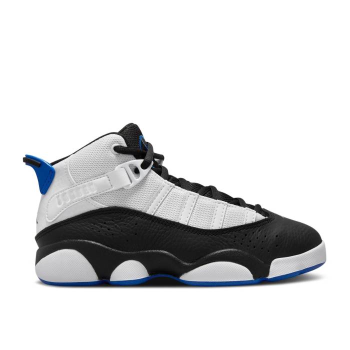 ナイキ　エアジョーダン Air Jordan 【 Jordan 6 Rings Ps 'Game Royal' Youth White/Black/Game Royal 】 リング ジュニア キッズ 白色 ホワイト 黒色 ブラック Game ゲーム｜スニケス 52,860円