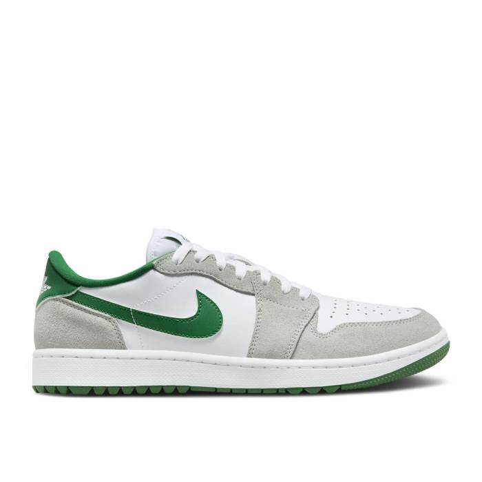 ナイキ エアジョーダン Air Jordan 【 Jordan 1 Low Golf 'Pine Green' Men White/Pine Green/Light Smoke Grey 】 golf ゴルフ メンズ 白色 ホワイト green 緑・グリーン 灰色 グレー