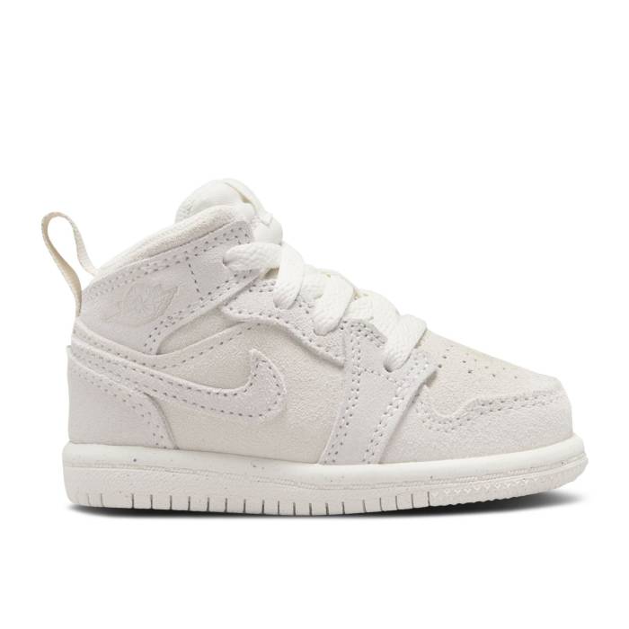 ナイキ　エアジョーダン Air Jordan 【 Jordan 1 Mid Se Craft Td 'Pale Ivory' Infant Pale Ivory/Legend Light Brown/Sail 】 ミッド ベビー アイボリー Legend レジェンド 茶色 ブラウン｜スニケス