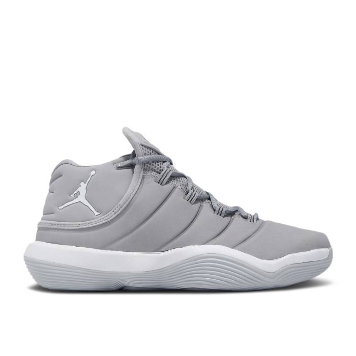ナイキ エアジョーダン Air Jordan 【 Jordan Super.fly 2017 Bg Wolf Grey Youth Wolf Grey/White/Pure Platinum 】 ジュニア キッズ 灰色 グレー 白色 ホワイト ピュア Platinum プラチナム