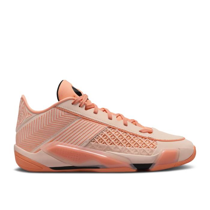 ナイキ エアジョーダン Air Jordan 【 Jordan 38 Low Pf \u0027Crimson Tint\u0027 Men Crimson Tint/Orange Pulse/Black 】 メンズ クリムゾン orange 橙・オレンジ色 黒いこと 黒いこと