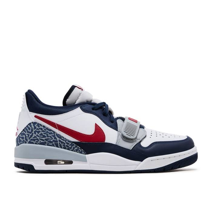 ナイキ エアジョーダン Air Jordan 【 Jordan Legacy 312 Low \u0027Olympic\u0027 Men White/Varsity Red/Midnight Navy/Wolf Grey 】 legacy レガシー メンズ 白いこと 白いこと Red 赤・赤いこと 紺色 米国海軍 薄墨色 薄墨色