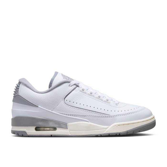ナイキ エアジョーダン Air Jordan 【 Jordan 2/3 \u0027White Cement\u0027 Men White/Cement Grey 】 メンズ 白いこと 白いこと 薄墨色・シメント 薄墨色 薄墨色