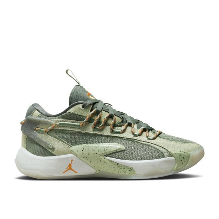 ナイキ エアジョーダン Air Jordan 【 Jordan Luka 2 Pf \u0027Olive Aura\u0027 Men Olive Aura/Oil Green/Sea Glass/Vivid Orange 】 メンズ olive オリーブ 佇まい green 緑・緑であること orange 橙・オレンジ色