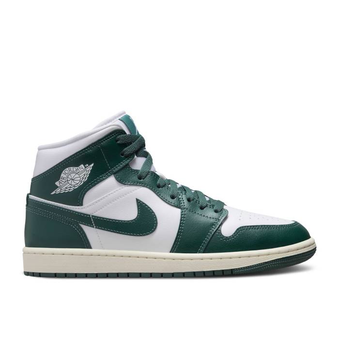 ナイキ　エアジョーダン Air Jordan 【 Wmns Jordan 1 Mid 'Oxidized Green' Women White/Sail/Oxidized Green 】 ミッド レディース 白色 ホワイト green 緑・グリーン