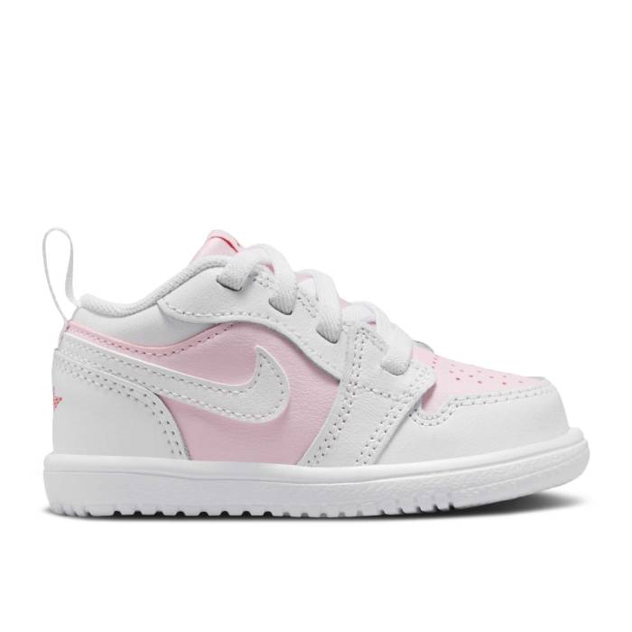ナイキ エアジョーダン Air Jordan 【 Jordan 1 Low Alt Td \u0027Pink Foam\u0027 Infant Pink Foam/Fire Red/White 】 もの言う花 pink サクラ色 たき火 Red 赤・赤いこと 白いこと 白いこと