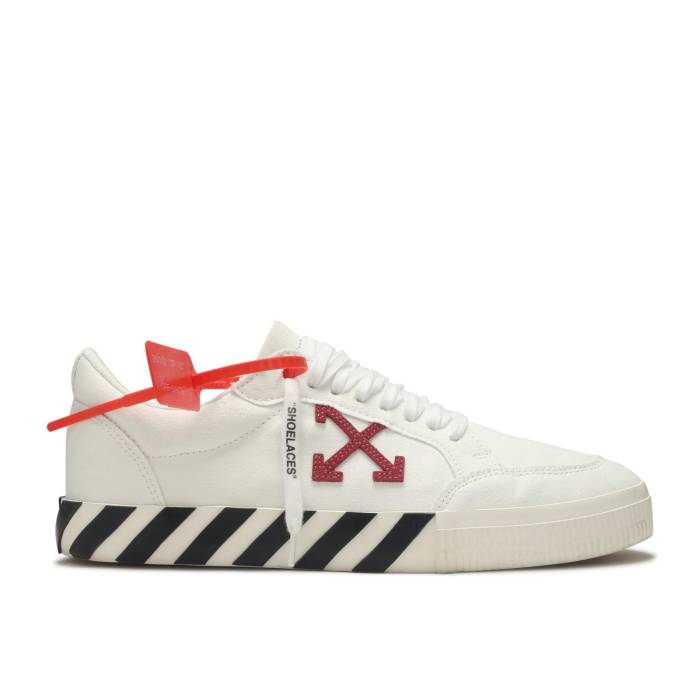 オフホワイト Off-White 【 Vulc Sneaker 'White Violet' Men White/Violet 】 靴 スニーカー メンズ 白色 ホワイト 紫・バイオレット｜スニケス