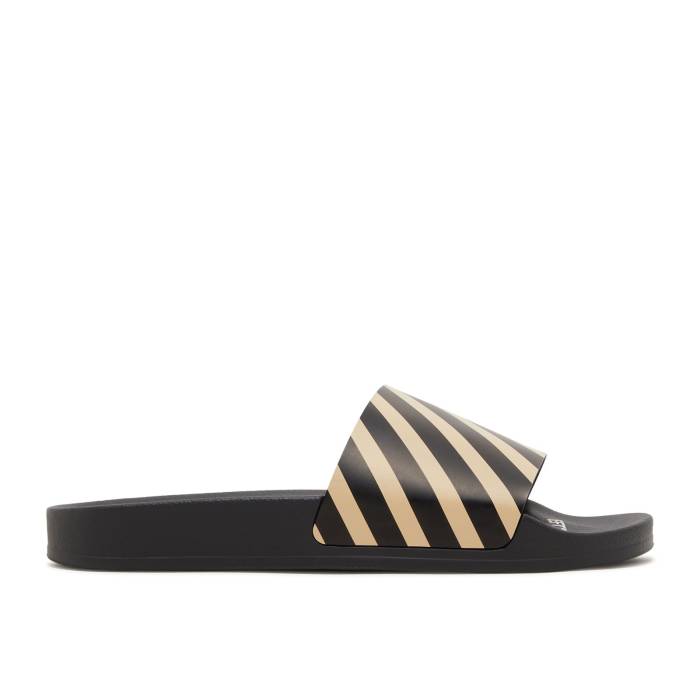 楽天市場】Off-White オフホワイト DIAGONAL STRIPES SLIDER BLACK