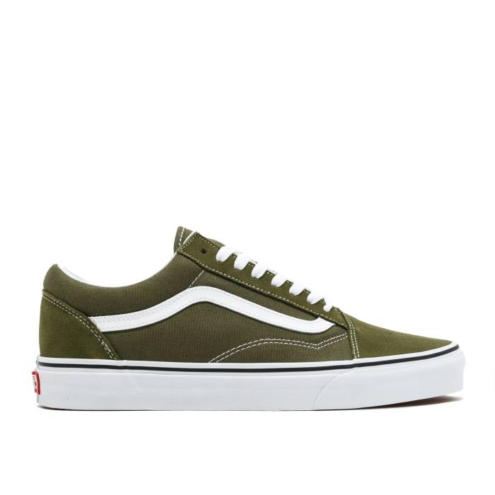 ヴァンズ Vans 【 Old Skool Men Winter Moss/True White 】 年寄りの学院 メンズ 冬期 白いこと 白いこと