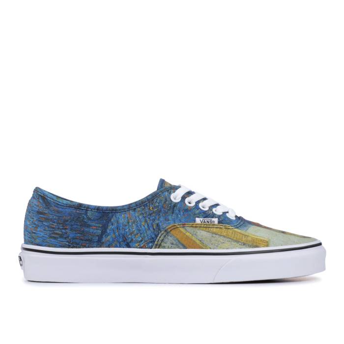 ヴァンズ Vans 【 Vincent Van Gogh X Authentic \u0027Self-Portrait\u0027 Men Self-Portrait/True White 】 オーセンティック メンズ 白いこと 白いこと