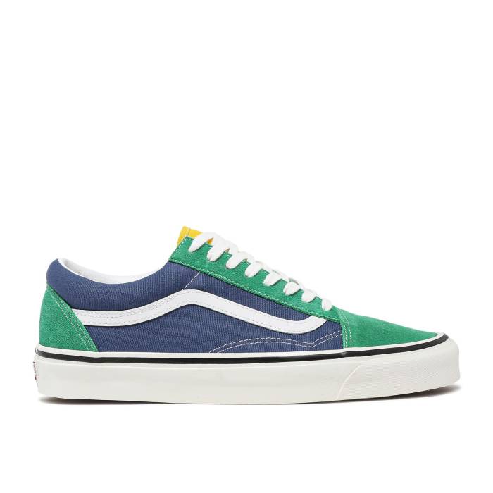 ヴァンズ Vans 【 Old Skool 36 Dx Emerald Navy Men Emerald/Navy 】 メンズ 紺色 ネイビー