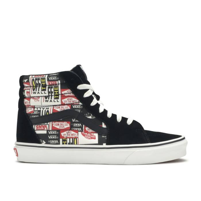 ヴァンズ Vans 【 Sk8-Hi \u0027Label Mix\u0027 Men Black/True White 】 滑る御機嫌 メンズ 黒いこと 黒いこと 白いこと 白いこと