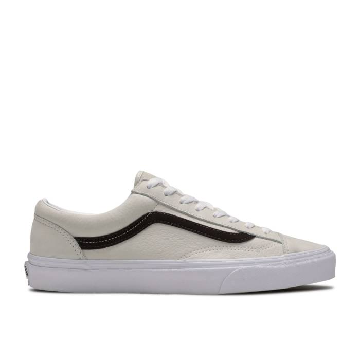 ヴァンズ Vans 【 Style 36 'White Asparagus' Men Grain Leather/White Asparagus 】 メンズ レザー 白色 ホワイト|スニケス