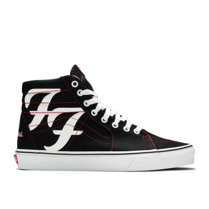 ヴァンズ Vans 【 Foo Fighters X Sk8-Hi \u002725Th Anniversary\u0027 Men Black/White 】 滑る御機嫌 メンズ 黒いこと 黒いこと 白いこと 白いこと
