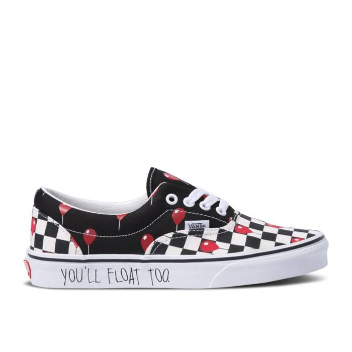 ヴァンズ Vans 【 House Of Terror X Era \u0027It\u0027 Men Black/True White 】 メンズ 黒いこと 黒いこと 白いこと 白いこと