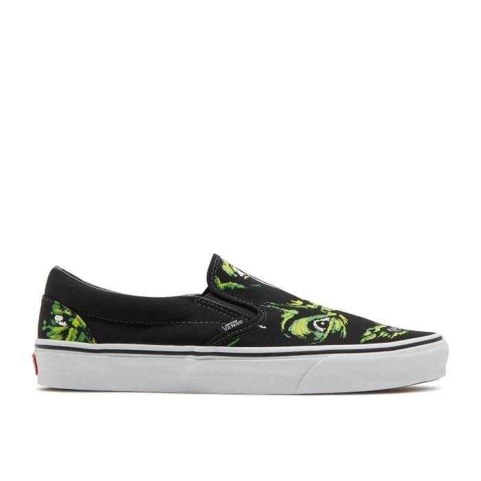 ヴァンズ Vans 【 Classic Slip-On 'Eyes In The Dark' Men Black/Multi 】 クラシック slip-on スリッポン メンズ 黒色 ブラック