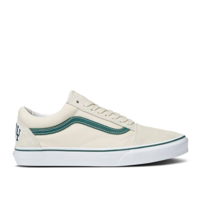 ヴァンズ Vans 【 Old Skool 'Team Wellness - Bone' Men Bone/White 】 メンズ 白色 ホワイト|スニケス