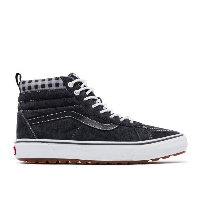 ヴァンズ Vans 【 Sk8-Hi Mte-1 'Plaid Grey' Men Plaid Grey/White 】 スケートハイ メンズ 灰色 グレー 白色 ホワイト｜スニケス