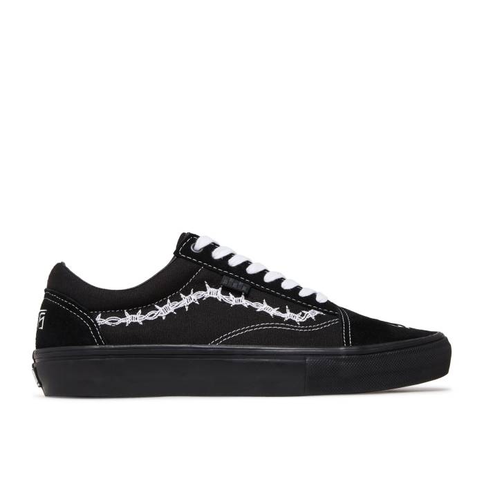 ヴァンズ Vans 【 Elijah Berle X Skate Old Skool \u0027Black\u0027 Men Black/White 】 Skate 滑る メンズ 黒いこと 黒いこと 白いこと 白いこと