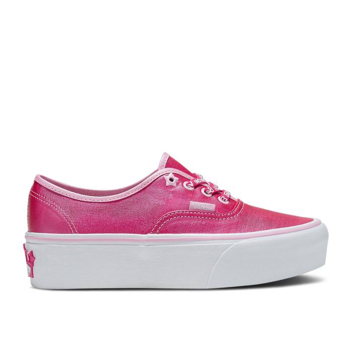 ヴァンズ Vans 【 Barbie X Authentic Stackform \u0027Pink\u0027 Men Pink 】 オーセンティック メンズ pink サクラ色