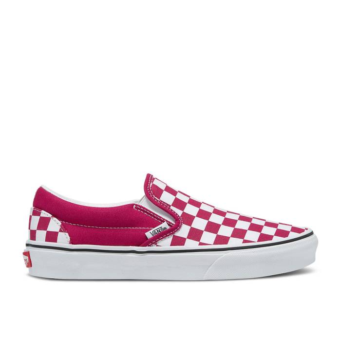 ヴァンズ Vans 【 Classic Slip-On \u0027Checkerboard - Cherries Jubilee\u0027 Men Cherries Jubilee 】 古典派音楽 slip-on スリッポン メンズ 靴-メンズ靴