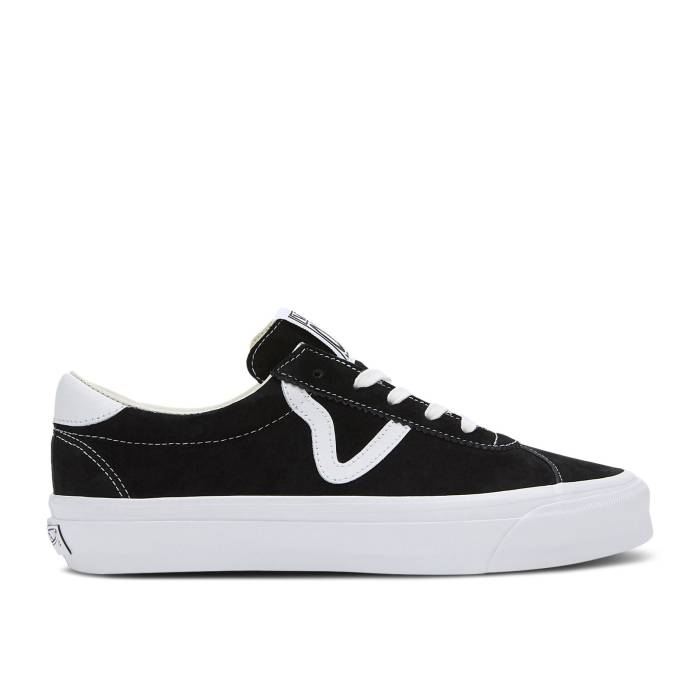 ヴァンズ Vans 【 Sport 73 Lx \u0027Pig Suede - Black White\u0027 Men Black/White 】 スエード・スウェード 黒いこと 黒いこと メンズ 黒いこと 黒いこと 白いこと 白いこと