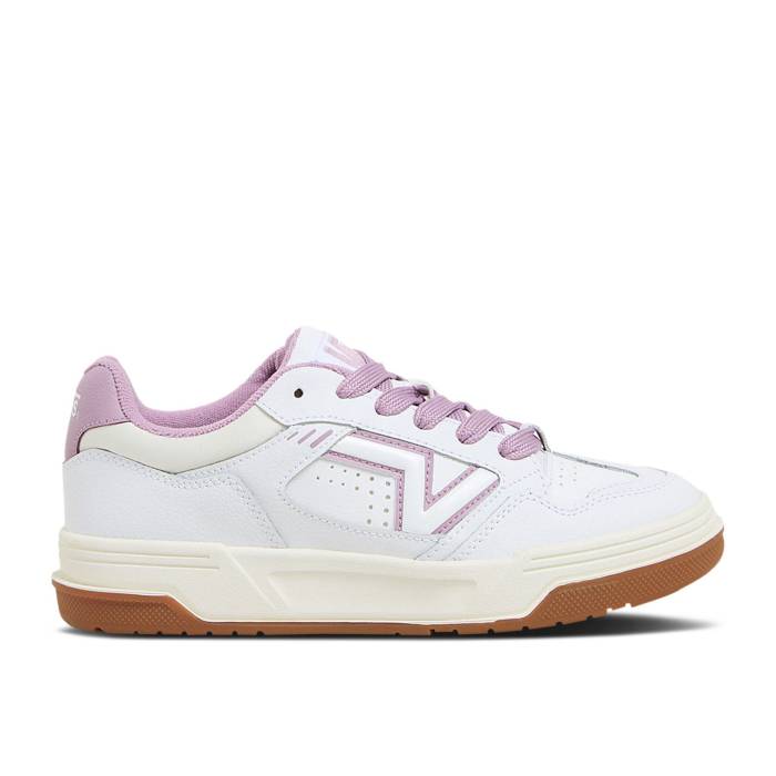 ヴァンズ Vans 【 Upland 'White Purple' Men White/Purple 】 メンズ 白色 ホワイト Purple 紫・パープル｜スニケス