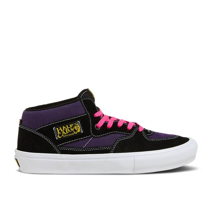ヴァンズ Vans 【 Skate Half Cab 'Black Purple' Men Black/Purple 】 Skate スケート ハーフ メンズ 黒色 ブラック Purple 紫・パープル
