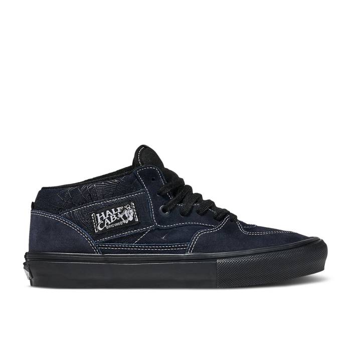 ヴァンズ Vans 【 Skate Half Cab \u0027Web\u0027 Men Dark Grey/Black 】 Skate 滑る 二分の一 メンズ 薄墨色 薄墨色 黒いこと 黒いこと