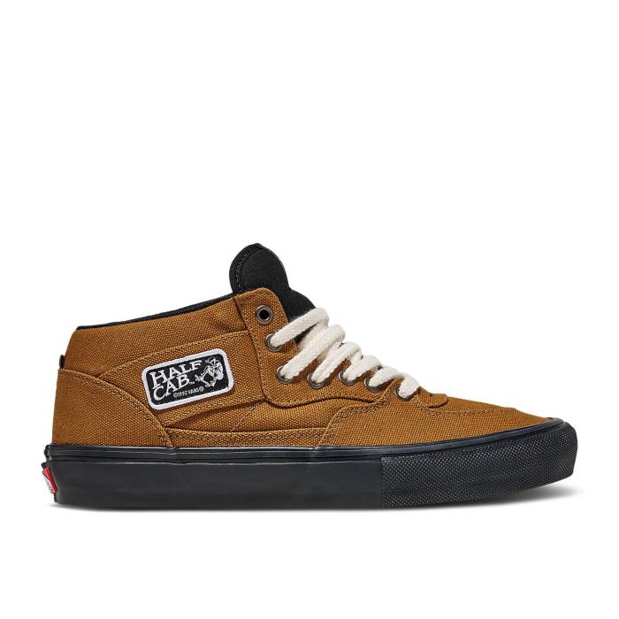 ヴァンズ Vans 【 Skate Half Cab \u0027Duck Golden Brown\u0027 Men Duck Golden Brown/Black 】 Skate 滑る 二分の一 メンズ 赤銅色 赤銅色 黒いこと 黒いこと
