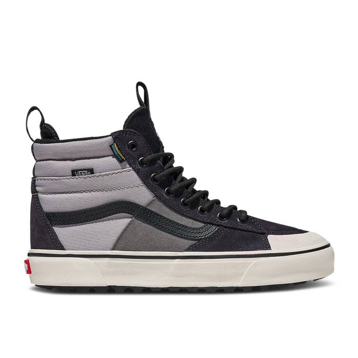 ヴァンズ Vans 【 Sk8-Hi Waterproof Mte \u0027Grey Black\u0027 Men Grey/Black 】 滑る御機嫌 メンズ 薄墨色 薄墨色 黒いこと 黒いこと