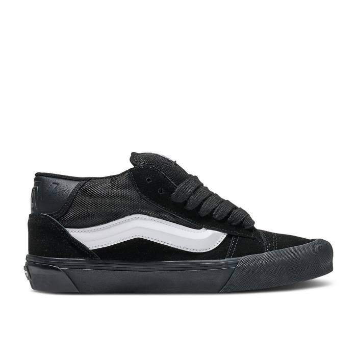 ヴァンズ Vans 【 Knu Mid 'Black White' Men Black/White 】 ミッド メンズ 黒色 ブラック 白色 ホワイト