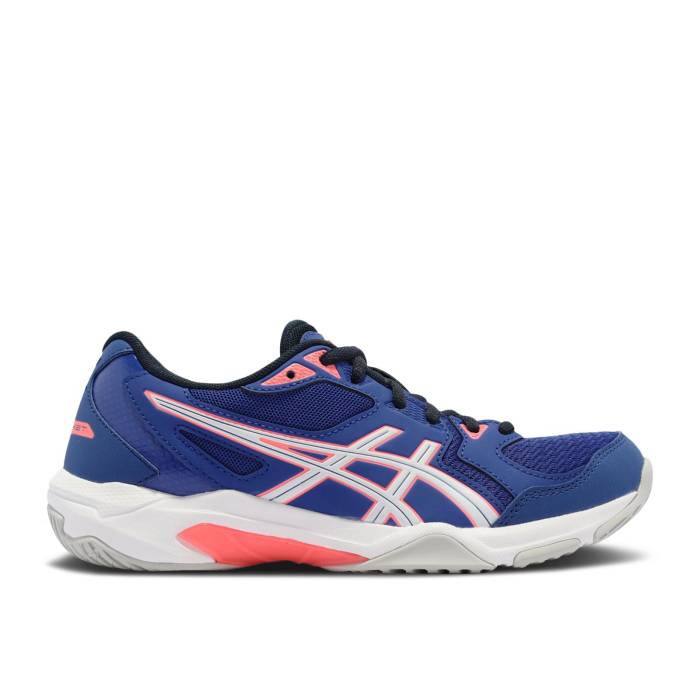 アシックス Asics 【 Wmns Gel Rocket 10 \u0027Lapis Lazuli Blue\u0027 Women Lapis Lazuli Blue/White 】 レディース 青碧 青碧 白いこと 白いこと