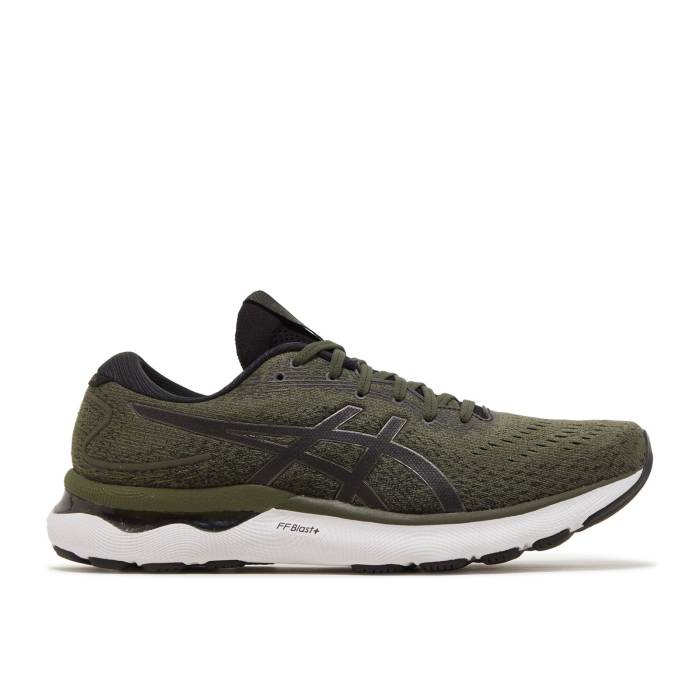 アシックス Asics 【 Gel Nimbus 24 'Olive Canvas' Men Olive Canvas/Gunmetal 】 メンズ olive オリーブ|スニケス
