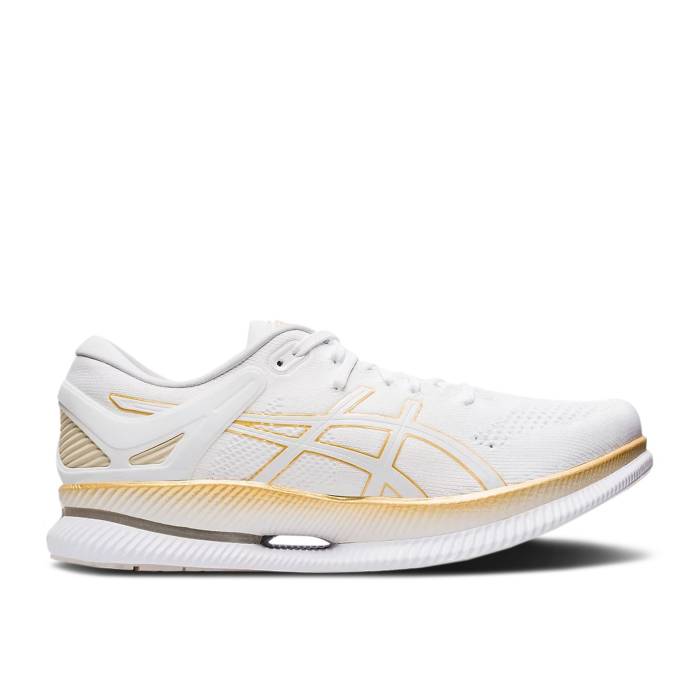 アシックス Asics 【 Metaride \u0027White Pure Gold\u0027 Men White/Pure Gold 】 純然たる メンズ 白いこと 白いこと 純然たる ゴールド