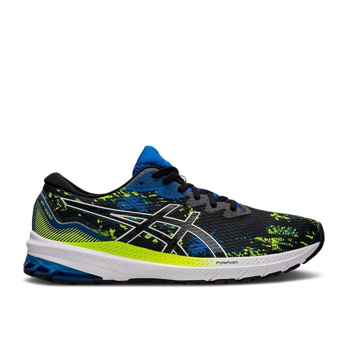 アシックス Asics 【 Gt 1000 11 \u0027Black Electric Blue\u0027 Men Black/Electric Blue 】 メンズ 黒いこと 黒いこと 青味 青み