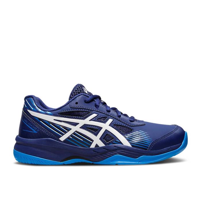 アシックス Asics 【 Gel Game 8 Gs 'Dive Blue' Youth Dive Blue/White 】 Game ゲーム キッズ ベビー マタニティ キッズファッション 靴 スニーカー ジュニア キッズ 青色 ブルー 白色 ホワイト画像