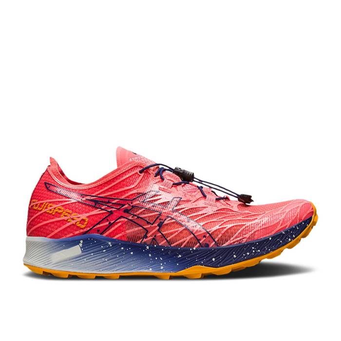 アシックス Asics 【 Wmns Fuji Speed \u0027Papaya Indigo Blue\u0027 Women Papaya/Indigo Blue 】 Speed 機敏さ 藍色・インディゴ レディース 藍色・インディゴ 青碧 青碧