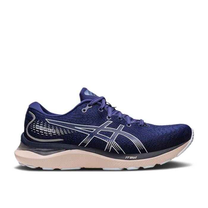 アシックス Asics 【 Wmns Gel Cumulus 24 'Indigo Blue Sky' Women Indigo Blue/Sky 】 青色 ブルー レディース 藍色・インディゴ 青色 ブルー スカイ