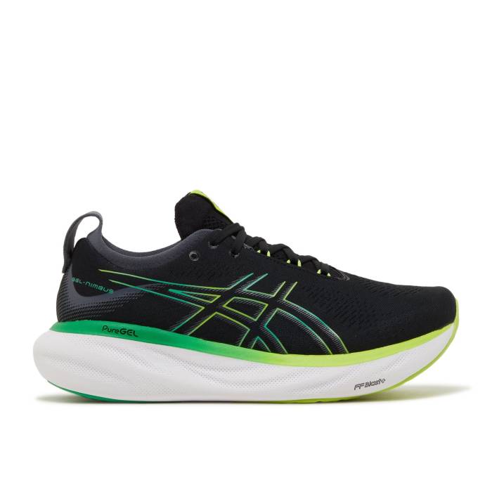 アシックス Asics 【 Gel Nimbus 25 Black Lime Zest Men Black/Lime Zest 】 ライム メンズ 黒色 ブラック ライム