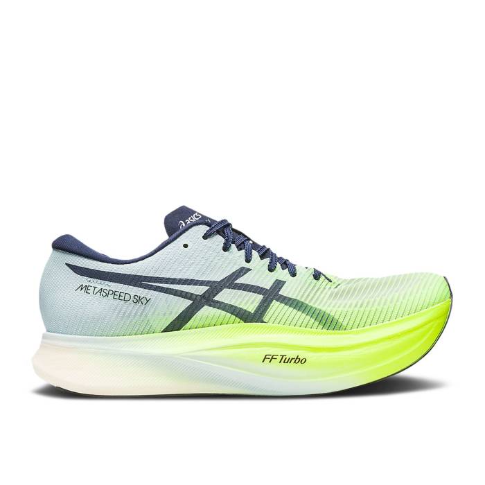 アシックス Asics 【 Metaspeed Sky+ Hazard Green Sky Men Hazard Green/Sky 】 green 緑・グリーン メンズ green 緑・グリーン スカイ