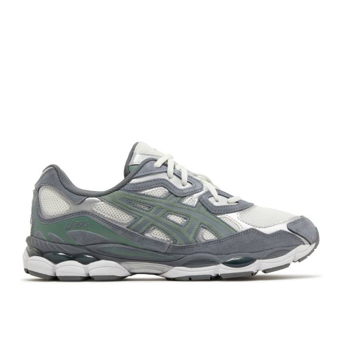 アシックス Asics 【 Gel Nyc \u0027Cream Steel Grey\u0027 Men Cream/Steel Grey 】 Steel スチール写真 メンズ 皮膚軟化剤 Steel スチール写真 薄墨色 薄墨色