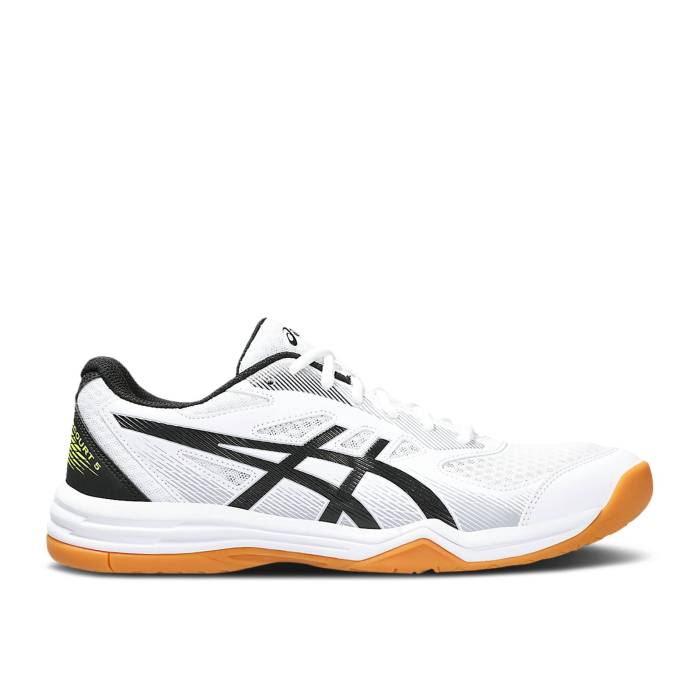 アシックス Asics 【 Upcourt 5 'White Black Yellow' Men White/Safety Yellow 】 黒色 ブラック メンズ 白色 ホワイト yellow 黄色・イエロー